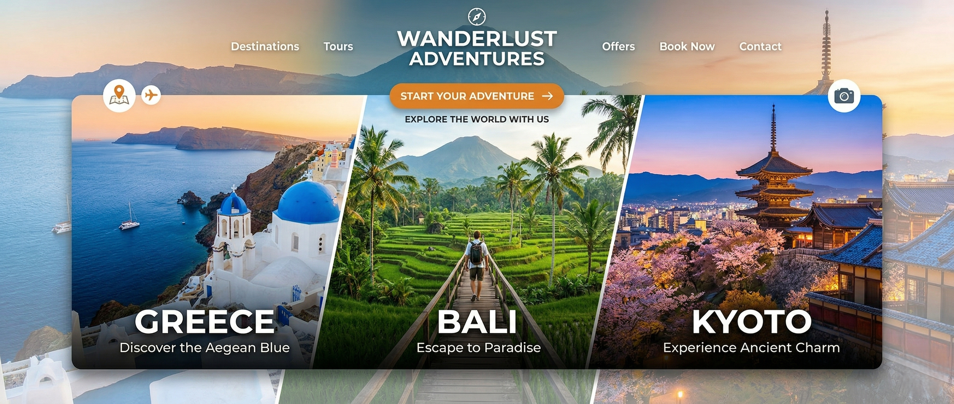 Travel packages banner